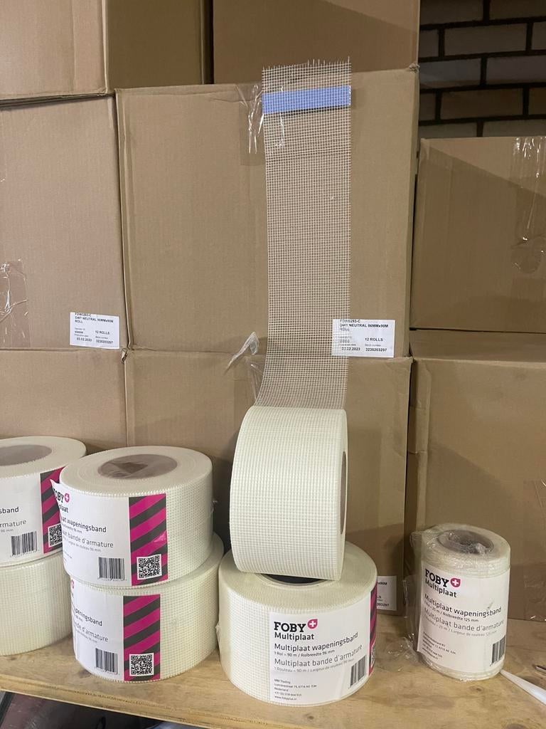 Zelfklevend Gaasband voor stucwerk., Ophalen, Nieuw