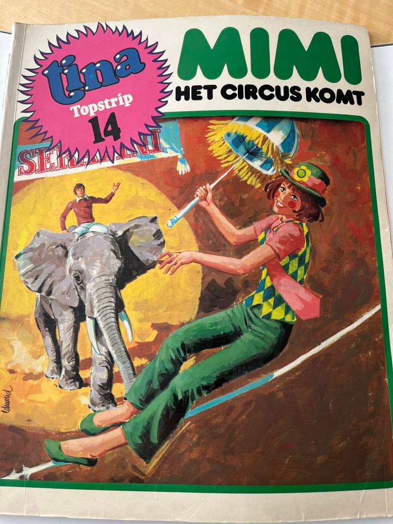 Tina Topstrip 14 - Mimi - Het circus komt, Boeken, Stripboeken, Eén stripboek, Ophalen of Verzenden, Zo goed als nieuw