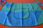 Retro vintage schort / keukenschort in Scandinavische stijl, Ophalen of Verzenden, Nieuw, Blauw, Schort