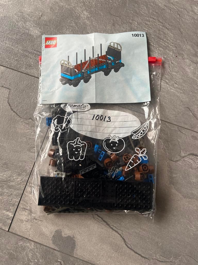 Lego treinwagon 10013, Kinderen en Baby's, Speelgoed | Duplo en Lego, Ophalen of Verzenden, Gebruikt, Complete set, Lego