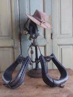 Leren steigbeugels westernbeugels decoratief, Ophalen of Verzenden