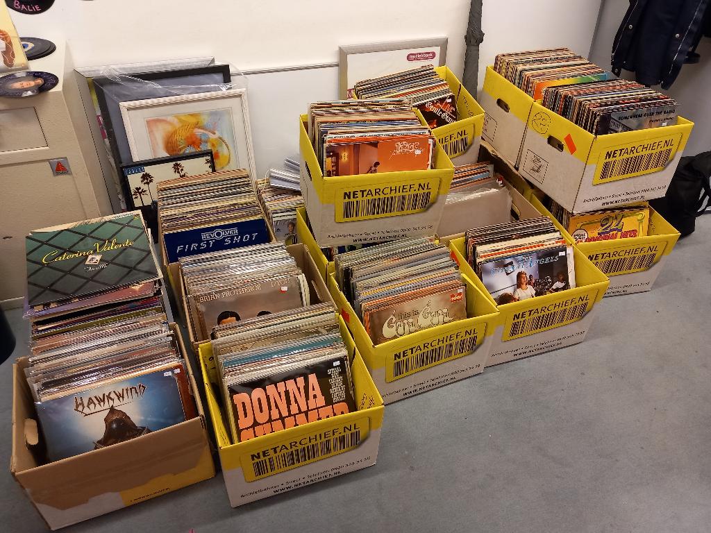 Koningsdag Muziekbank honderden LP's Hardrock Krautrock Prog, Ophalen, Gebruikt, 12 inch, Progressive