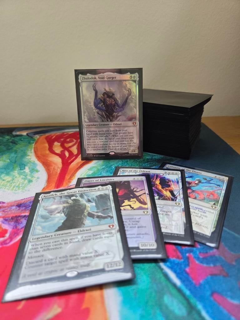 Eldrazi unbound commander deck, Hobby en Vrije tijd, Verzamelkaartspellen | Magic the Gathering, Ophalen of Verzenden, Zo goed als nieuw