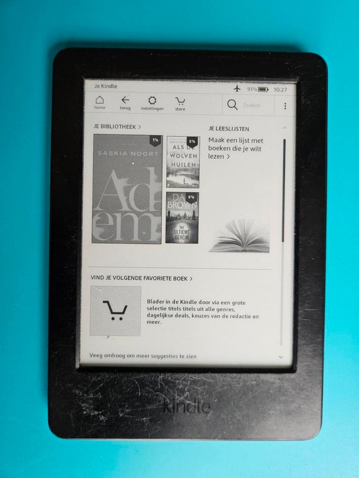 Amazon Kindle 7th generation ereader, Computers en Software, E-readers, Gebruikt, 6 inch of minder, 4 GB of minder, Touchscreen