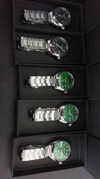 Denuasi Polshorloge - Zwart en Groen - €20 per stuk, Sieraden, Tassen en Uiterlijk, Horloges | Heren, Overige merken, Staal, Staal