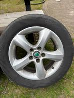 4  15 inch zomer banden met velg, Gebruikt, 15 inch, Band(en), Personenwagen