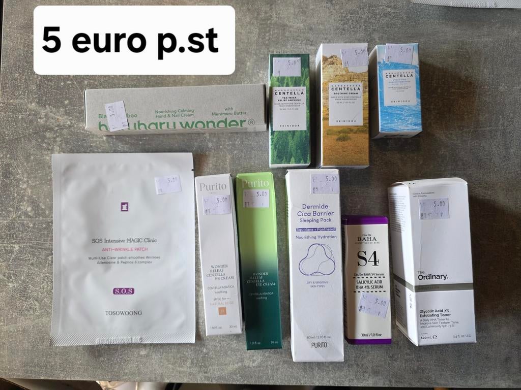 Korean skincare k-beauty , make-up
nieuw, Gehele gezicht, Onbekend, Nieuw, Ophalen of Verzenden
