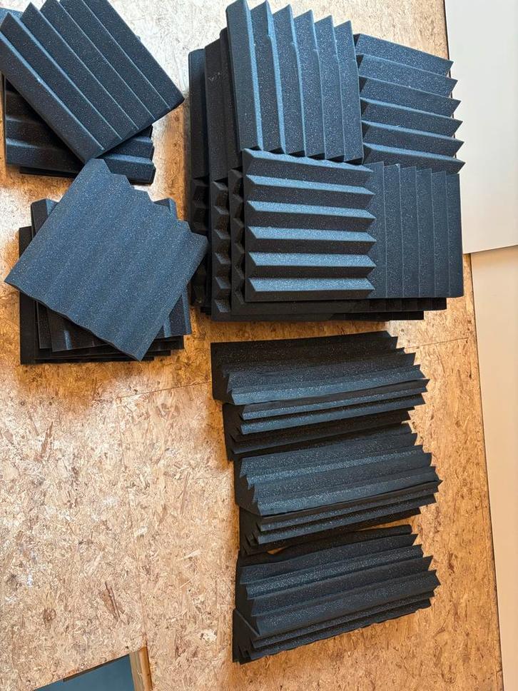 Geluidsisolatie pakket voor Studio - Akoestische Panelen, Audio, Tv en Foto, Fotografie | Fotostudio en Toebehoren, Gebruikt, Overige typen