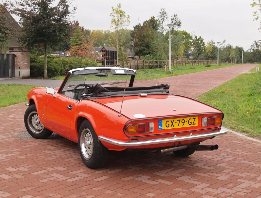 Triumph Spitfire 1500 Soft Top | Nederlandse auto | Zeer net, Auto's, Triumph, Gebruikt, 4 cilinders, Cabriolet, Origineel Nederlands
