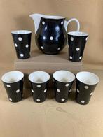 Petrus Regout Maastricht melkkan met 6 bekers, Ophalen of Verzenden