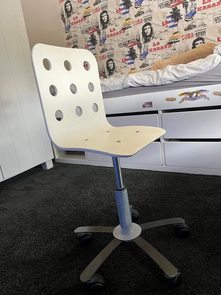 IKEA kinder bureaustoel, Ophalen, Gebruikt, Wit, Bureaustoel