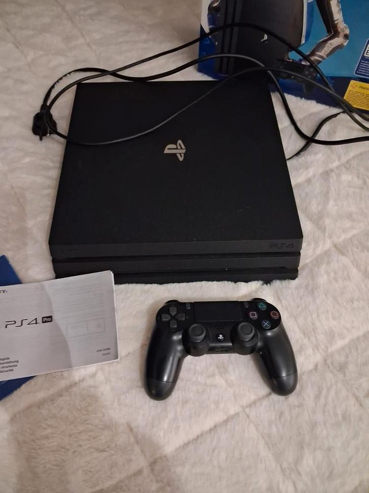 Playstation 4 Pro 1TB, Spelcomputers en Games, Spelcomputers | Sony PlayStation 4, Gebruikt, Pro, 1 TB, Met 1 controller, Met games