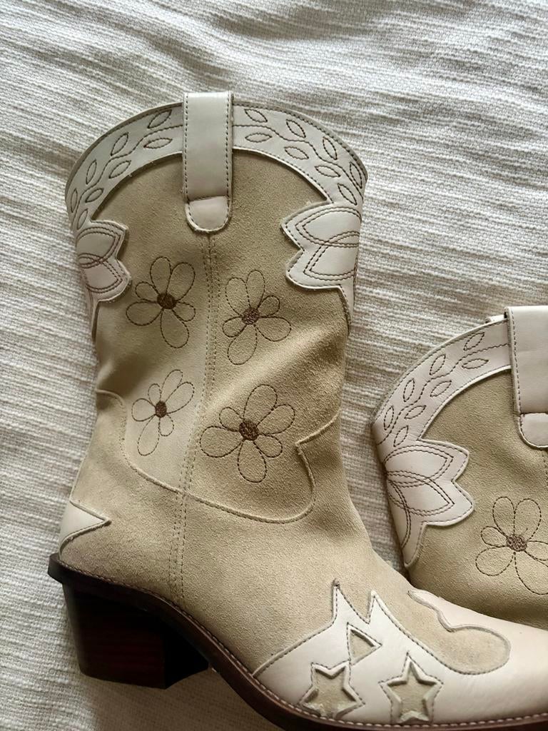 Fabienne Chapot laarzen, nieuw, maat 38 (valt als 39), Kleding | Dames, Ophalen of Verzenden, Nieuw, Beige, Lage of Enkellaarzen