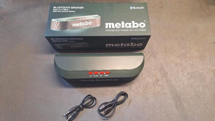 Metabo Bluetooth speaker Box Muziekbox BT NIEUW!!!, Computers en Software, Pc speakers, Nieuw, Ophalen of Verzenden
