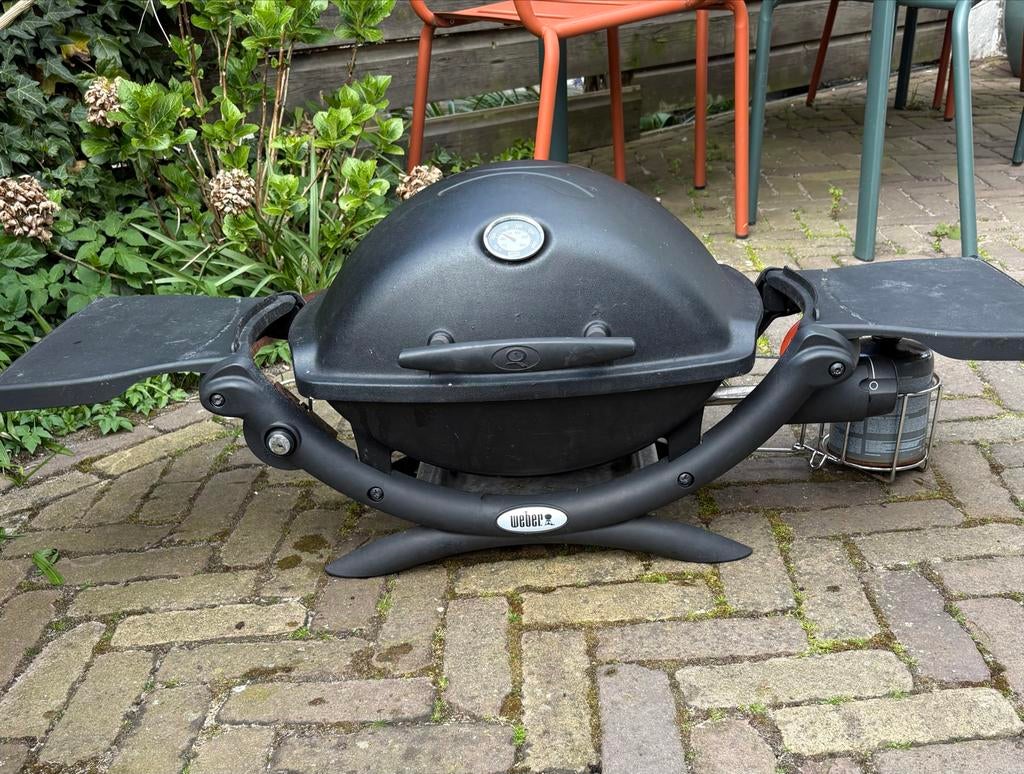 Weber Q1200 gasbarbecue, Tuin en Terras, Gasbarbecues, Ophalen, Gebruikt