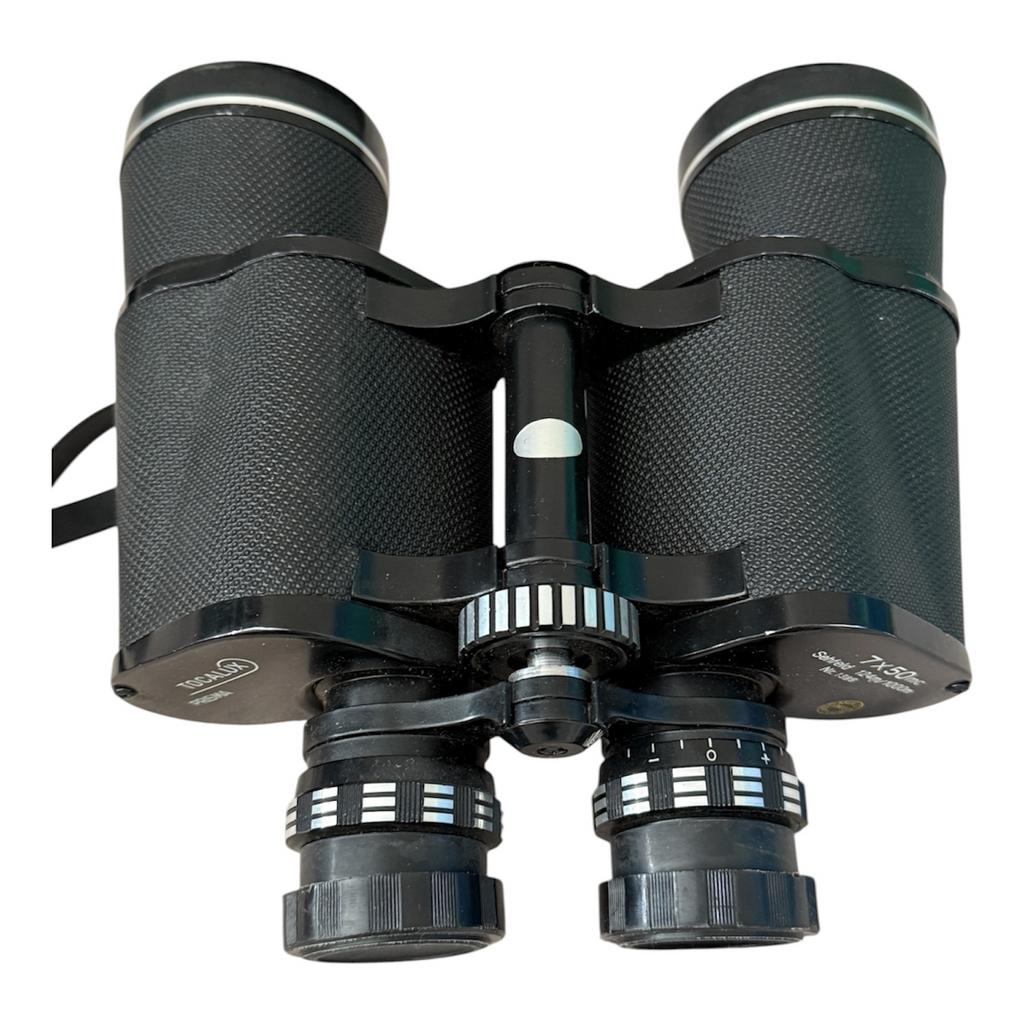 Verrekijker 7x50 met tas - Tocalux Prisma, Gebruikt, Minder dan 8x, Met hoes of tas, Porro (met knik)