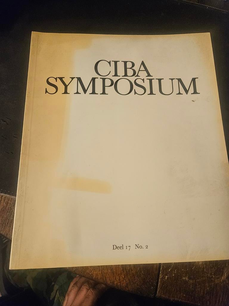 CIBA Symposium Deel 17 No. 2 - Medisch Tijdschrift, Boeken, Ophalen of Verzenden