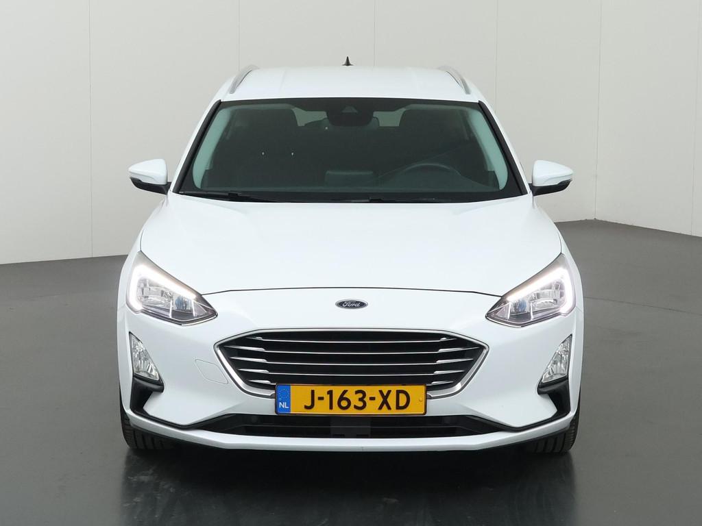Ford Focus Wagon 1.0 EcoBoost Hybrid Titanium X Business | T, Auto's, Ford, Gebruikt, Wit, Origineel Nederlands, 999 cc