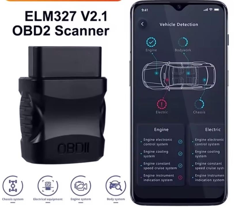 ELM327 OBD2 Scanner V2.1 Bluetooth, Auto diversen, Autogereedschap, Ophalen of Verzenden, Nieuw