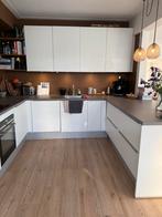 Witte Bruynzeel keuken uit 2016 met Siemens apparatuur, Ophalen, Gebruikt, Wit, Hoekkeuken