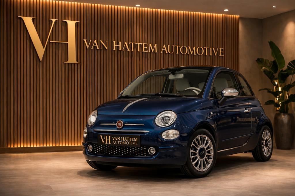 Fiat 500 1.2 Lounge pano.dak/onderhoudsboekjes/chrome pakket, Auto's, Voorwielaandrijving, Stof, 4 cilinders, 840 kg