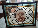 antiek glas in lood raam Peter Paul Rubens jaar 1900., Ophalen of Verzenden