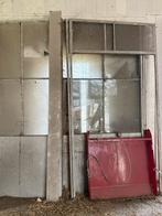 Stalen industriële deuren met inzetdeuren, Ophalen, Gebruikt, Binnendeur, Metaal