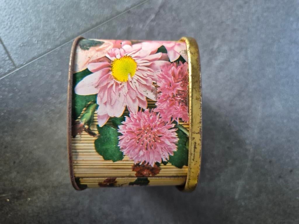Cote  d'or bloemen blik, Verzamelen, Blikken, Ophalen of Verzenden, Gebruikt, Overige