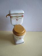poppenhuis Reutter WC porselein, Verzamelen, Poppenhuizen en Toebehoren, Ophalen of Verzenden, Zo goed als nieuw, Decoratie