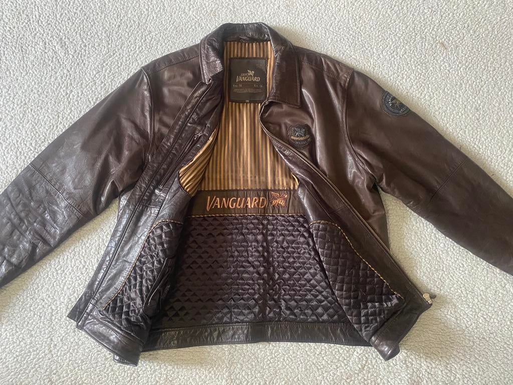 Pme legend Vanguard lerenjas jas maat XXL, Bruin, ., Ophalen of Verzenden, .