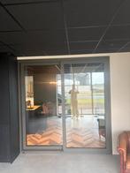 Reynaers Aluminium Schuifpui met Triple Glas - RAL 7022, Ophalen, Aluminium, Zo goed als nieuw, Inclusief glas
