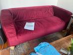 IKEA Klippan bank bordeauxrood met extra hoes, Ophalen, Gebruikt, 150 tot 200 cm, Tweepersoons