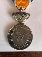 Zilveren ere maildailje, Ophalen of Verzenden, Zilver