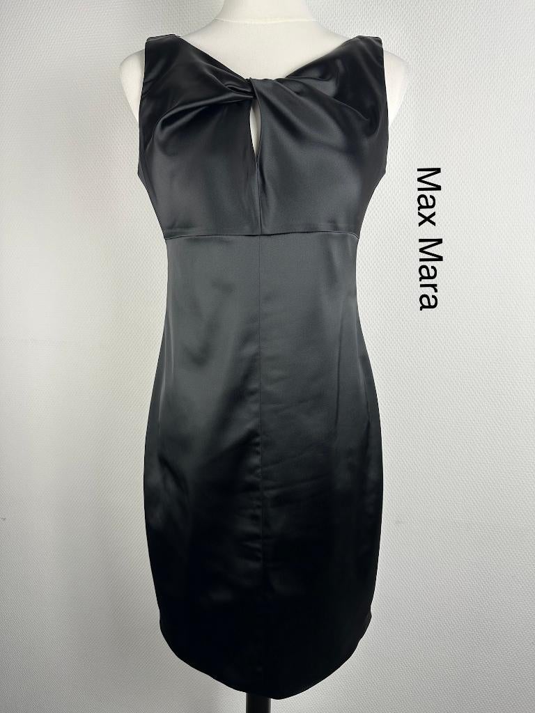 Max Mara Avondjurk  (mt: 40) 13,5/9343, Maat 38/40 (M), Zwart, Max Mara, Max Mara
