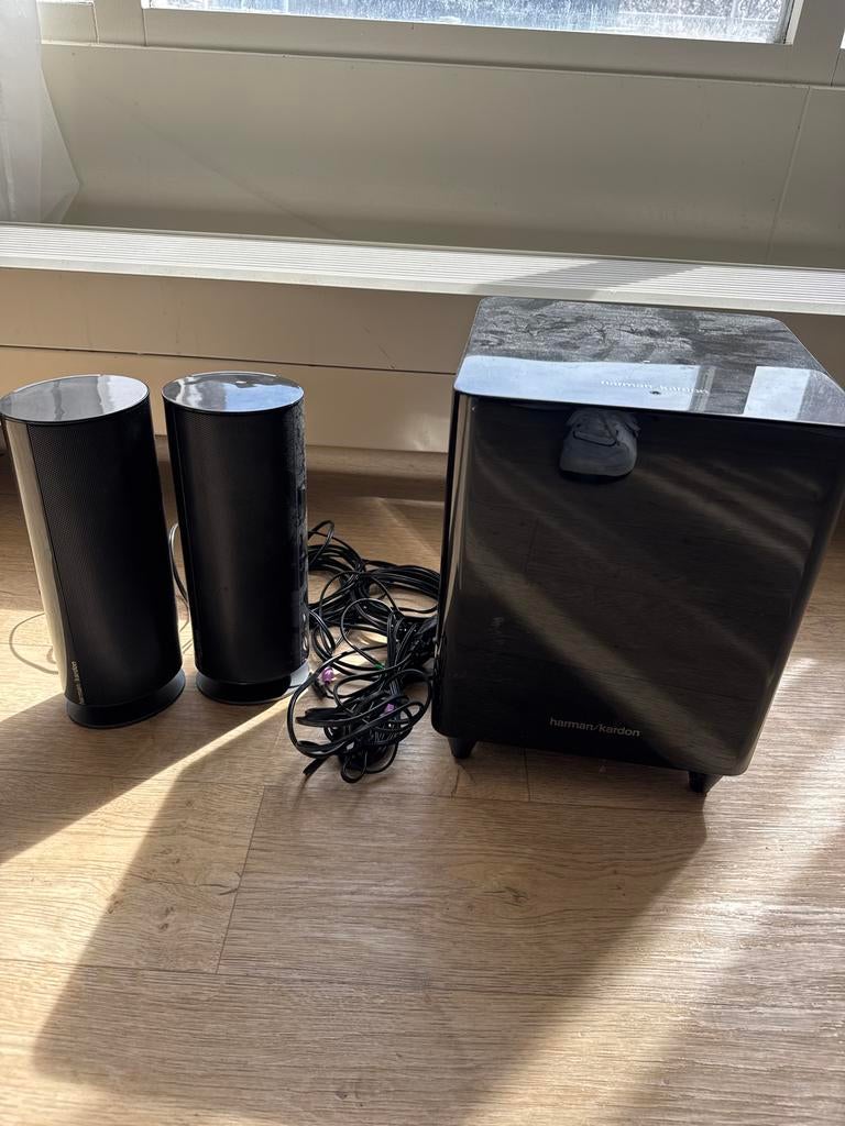 Harman Kardon HKTS200SUB, Audio, Tv en Foto, Luidsprekers, Gebruikt, Subwoofer, 120 watt of meer, Ophalen