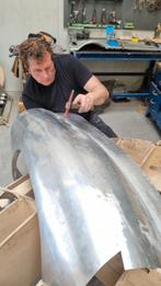 Restauratie cursus plaatbewerking eckold engels wiel zetbank, Ophalen