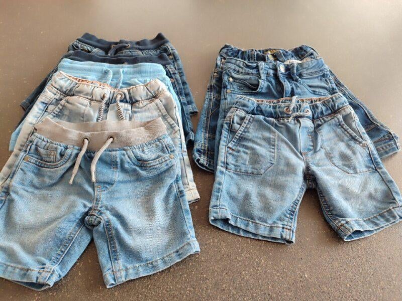 8x korte broekjes maat 92/98, Kinderen en Baby's, Kinderkleding | Maat 92, Zo goed als nieuw, Hema, Jongen, Ophalen