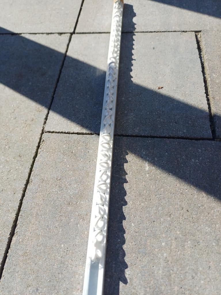 Gordijnrail wit 250cm, Ophalen, 200 cm of meer, Wit, Nieuw