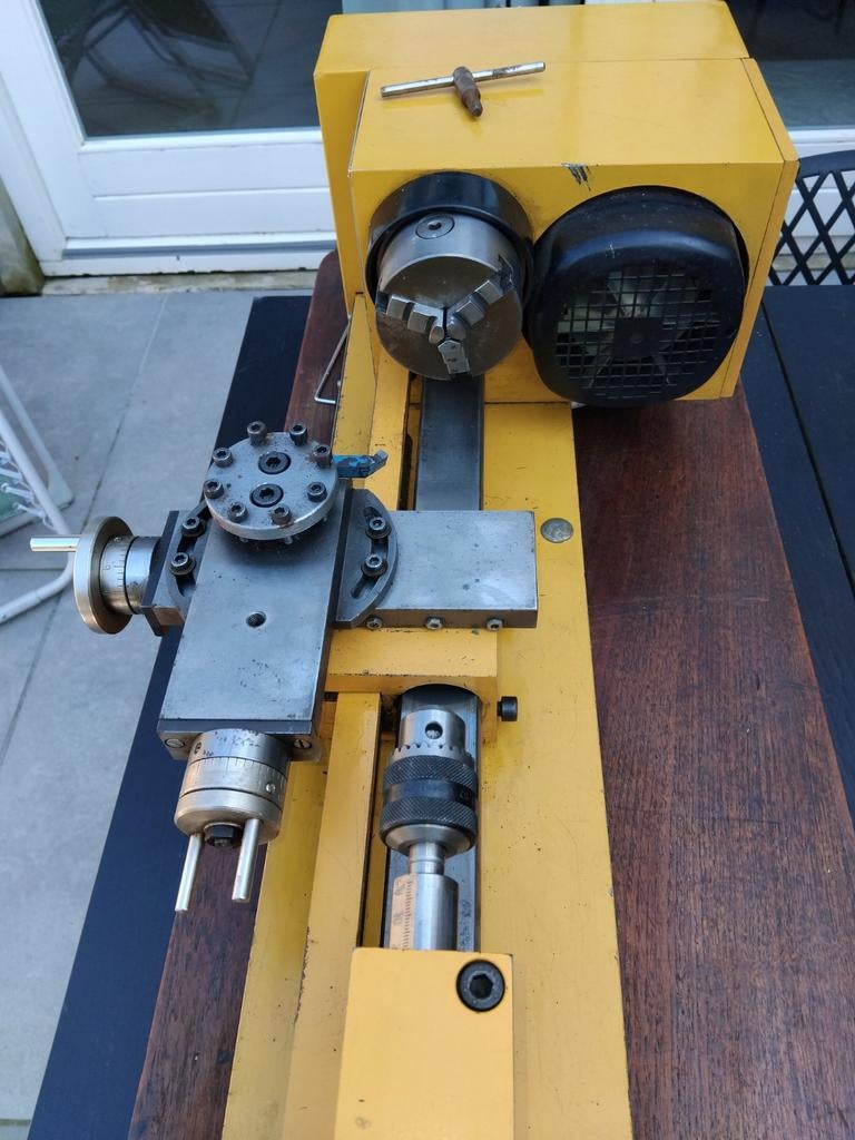 Hobbymat draaibank /220volt met langsvoeding, Doe-het-zelf en Verbouw, Ophalen of Verzenden, Metaaldraaibank