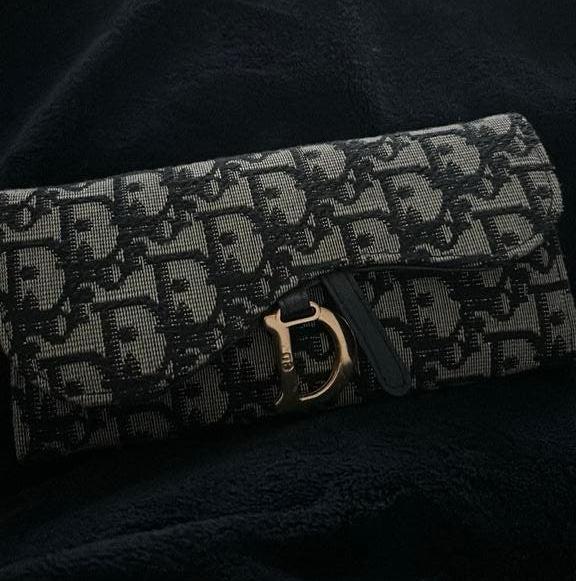 Dior portemonnee, Ophalen of Verzenden, Zo goed als nieuw, Zwart