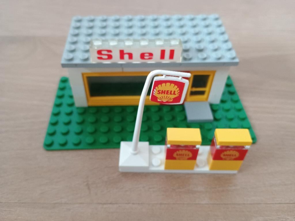 lego set 648, Shell station, Ophalen of Verzenden, Gebruikt, Complete set, Lego