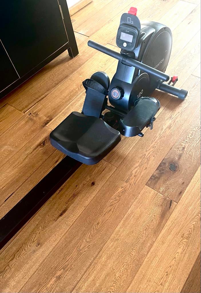 Domyos Roeitrainer 120 Dechatlon, Sport en Fitness, Fitnessapparatuur, Ophalen, Benen, Zo goed als nieuw, Metaal