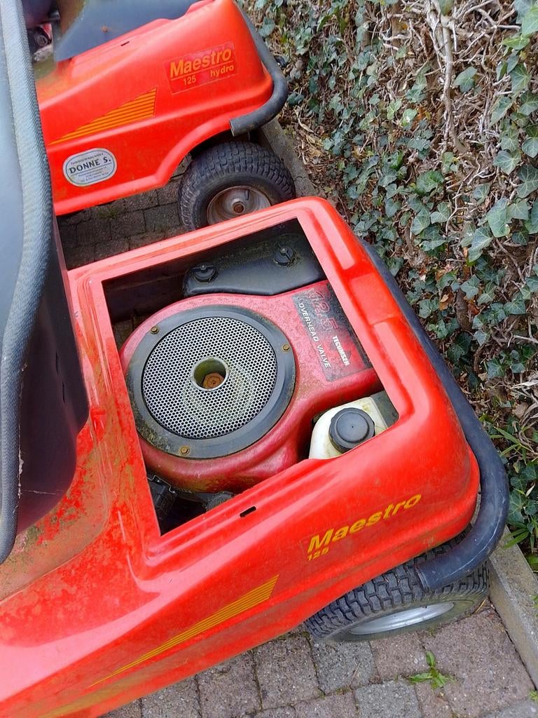 2 zitmaaiers Maestro 125 hydro - motor in goede staat, Tuin en Terras, Zitmaaiers, Ophalen of Verzenden, Gebruikt, Maestro, Versnellingen
