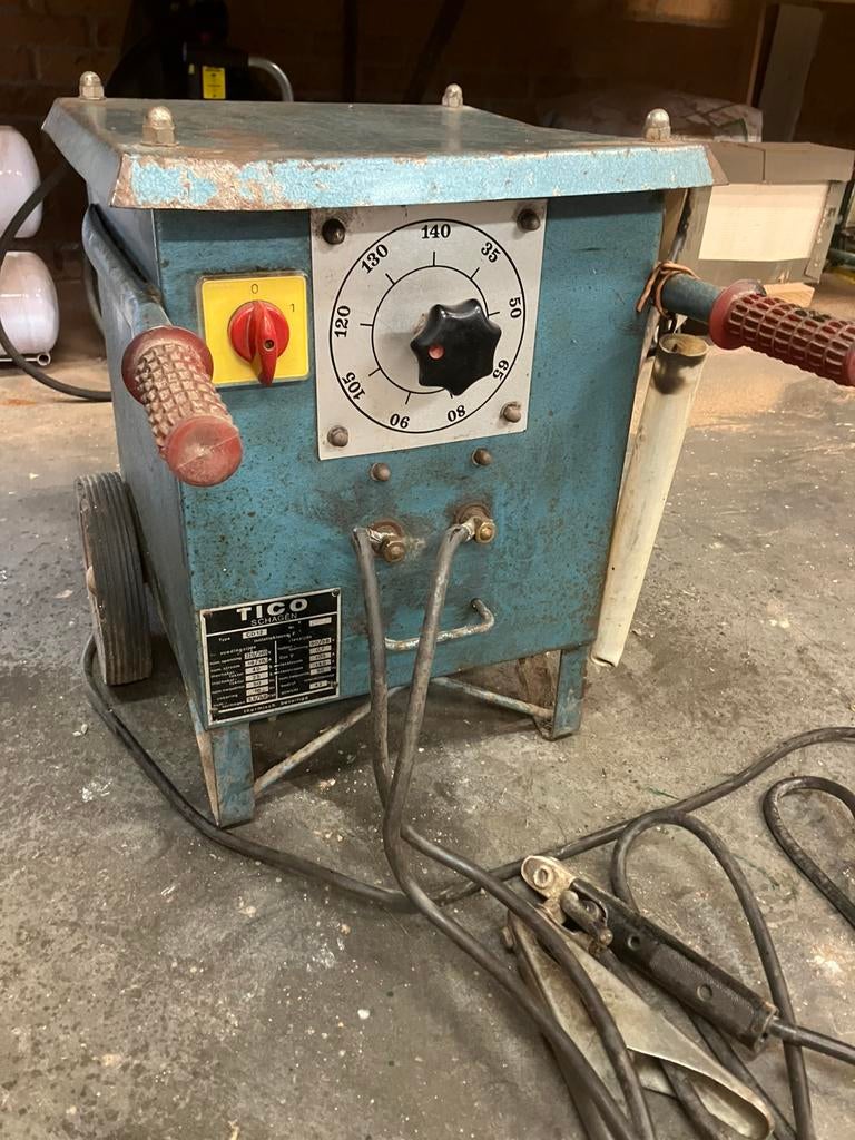 Tico lasapparaat 220/380, Ophalen, Gebruikt, 150 tot 250 ampère, Elektroden