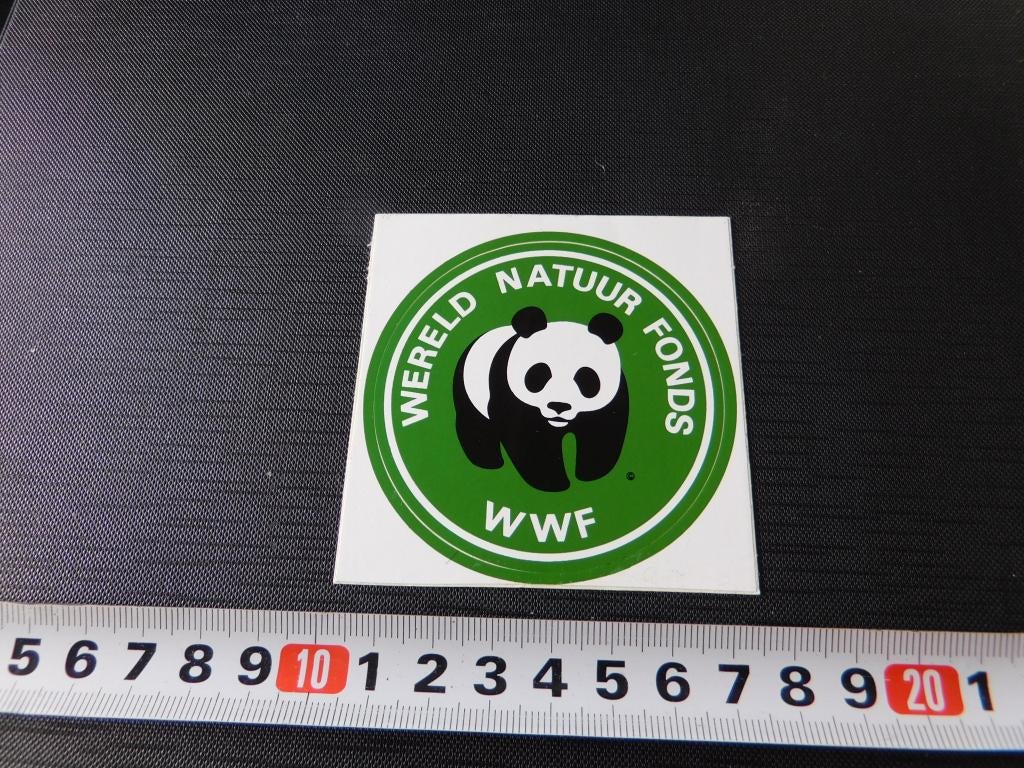 sticker WWF Wereld Natuur Fonds   PANDA, Ophalen, Zo goed als nieuw