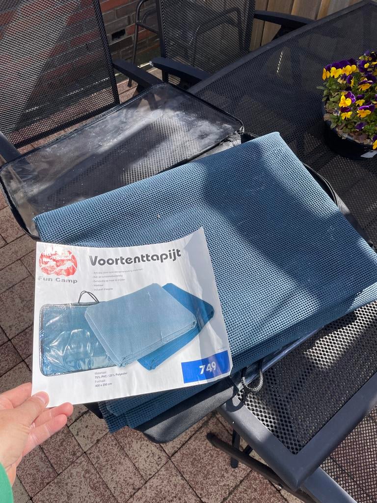 Voortenttapijt Fun Camp 400x250 cm, Caravans en Kamperen, Ophalen of Verzenden, Gebruikt