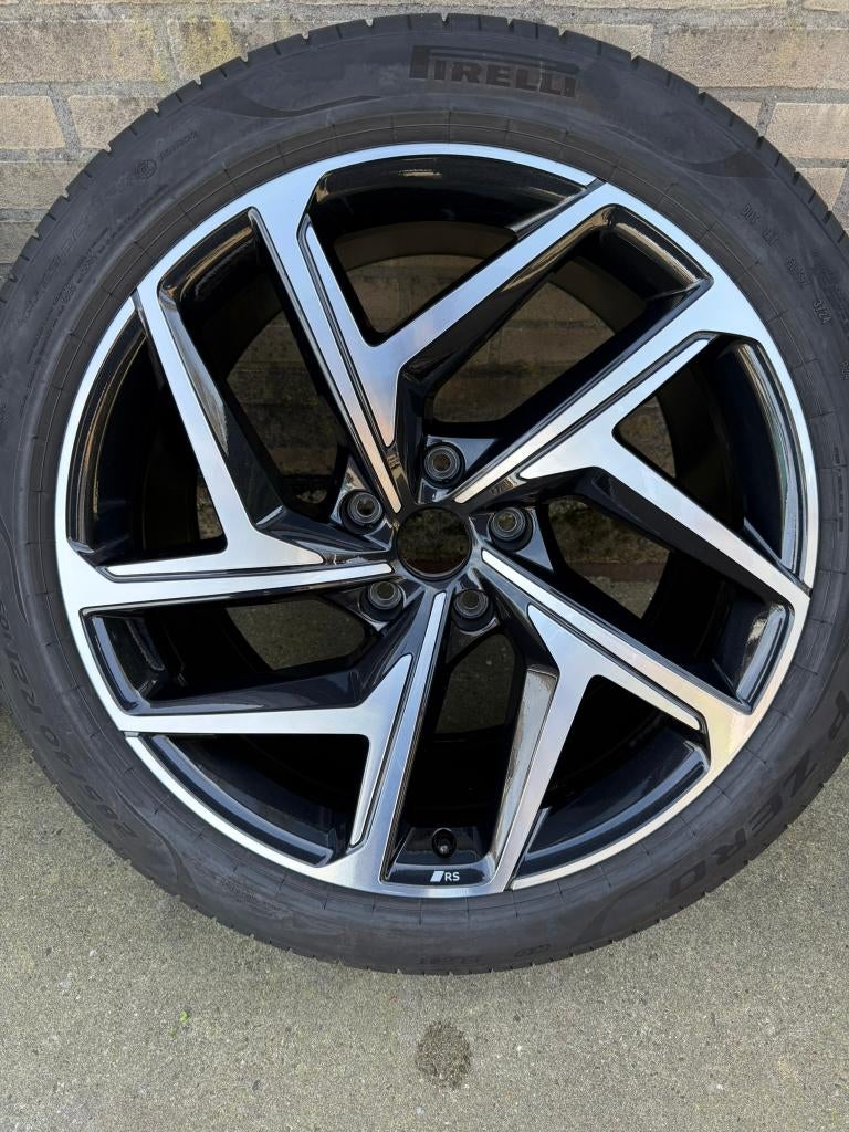 21 inch originele Audi Q6 / SQ6 RS velgen met zomerbanden, Auto-onderdelen, Banden en Velgen, Ophalen, Gebruikt, 255 mm, Velg(en)