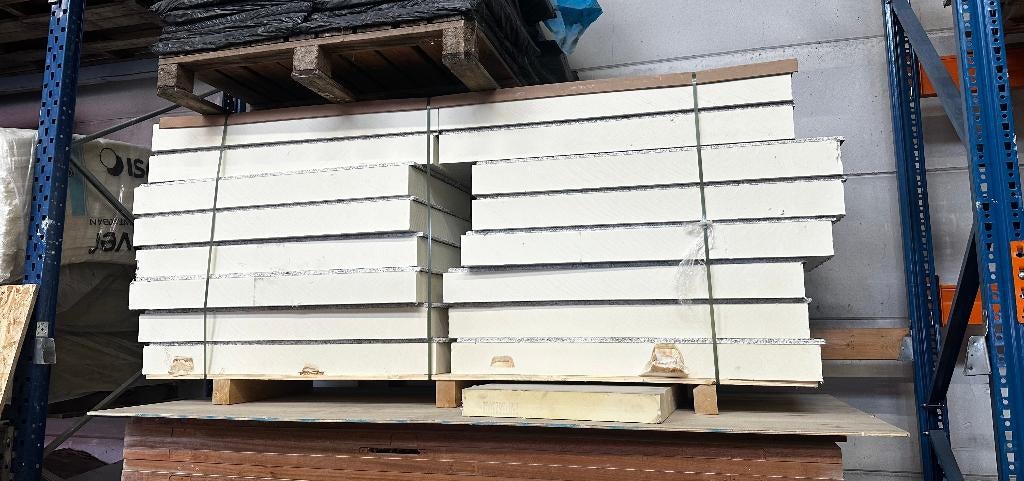 Houtwolcement PIR plaat 600x1200x125, Ophalen, Nieuw, Overige materialen, 100 mm of meer