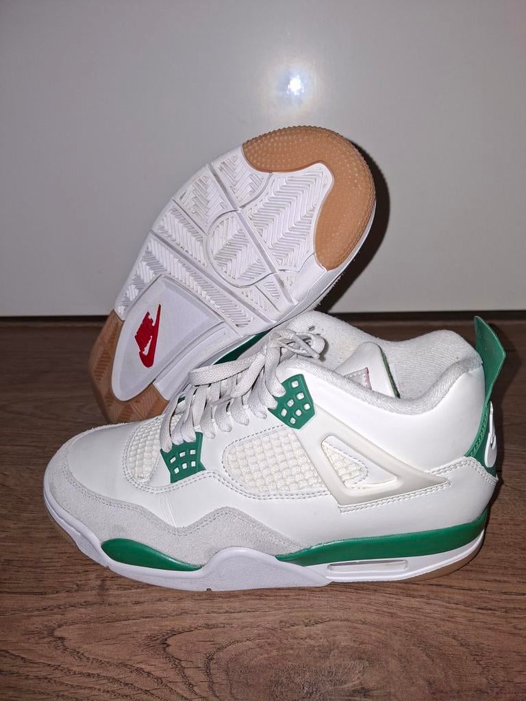 Jordan 4 SB High Pine Green, Wit, Nieuw, Ophalen of Verzenden, Sneakers of Gympen