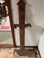 Antiek eiken gewerenrek jachtgeweer gewerenstandaard, Ophalen of Verzenden